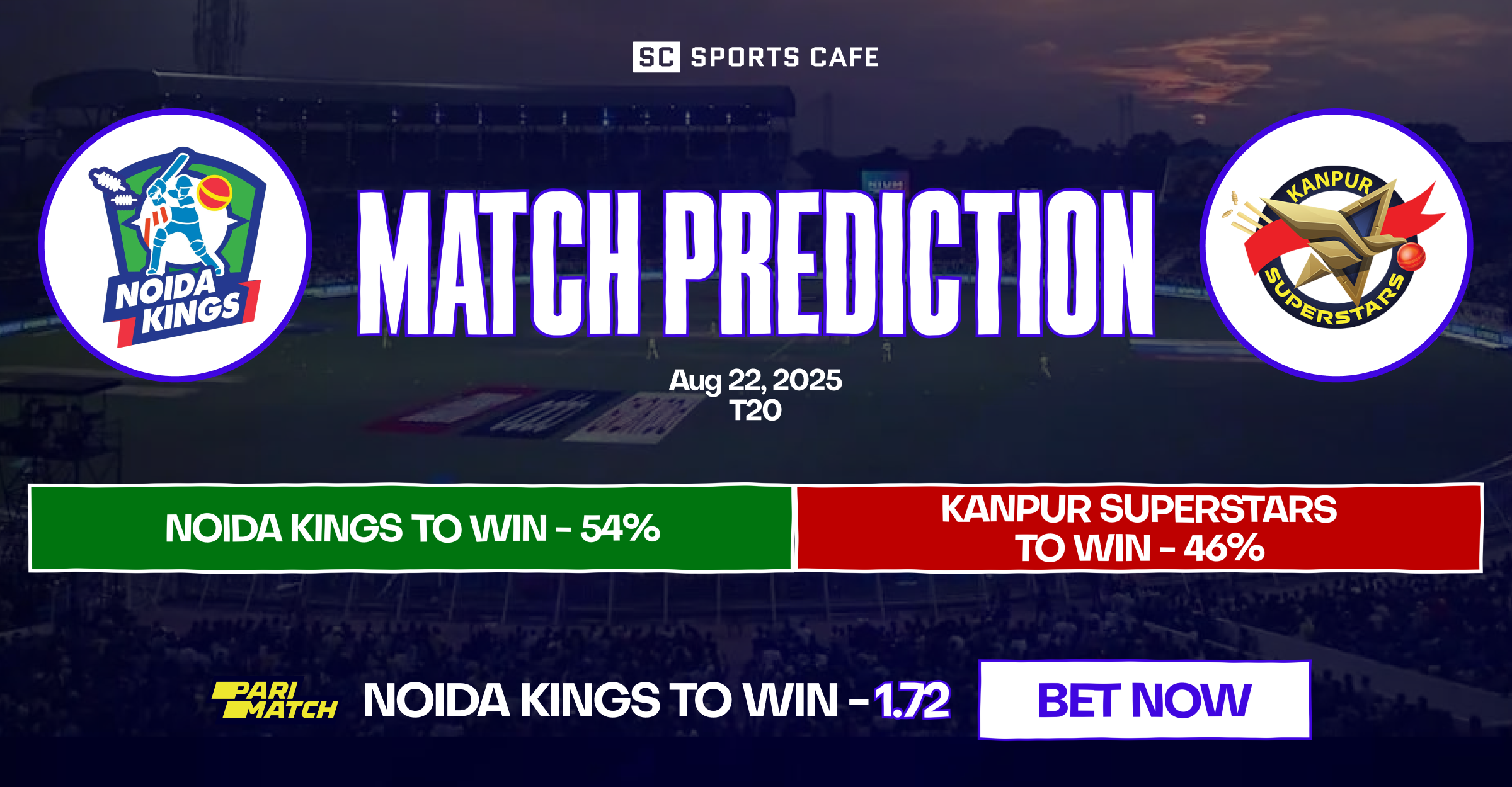 Noida Kings vs Kanpur Superstars